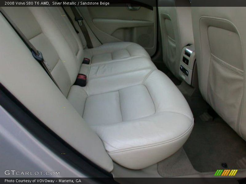 Silver Metallic / Sandstone Beige 2008 Volvo S80 T6 AWD