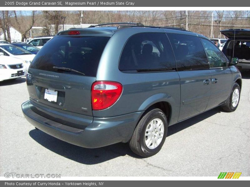 Magnesium Pearl / Medium Slate Gray 2005 Dodge Grand Caravan SE