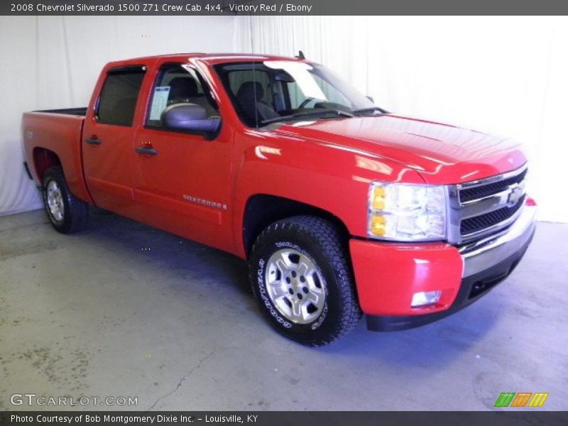Victory Red / Ebony 2008 Chevrolet Silverado 1500 Z71 Crew Cab 4x4
