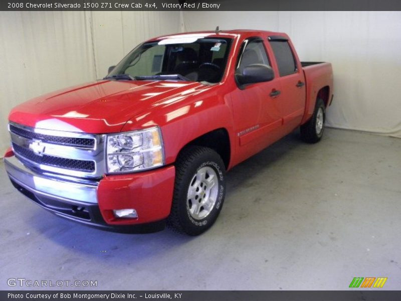 Victory Red / Ebony 2008 Chevrolet Silverado 1500 Z71 Crew Cab 4x4