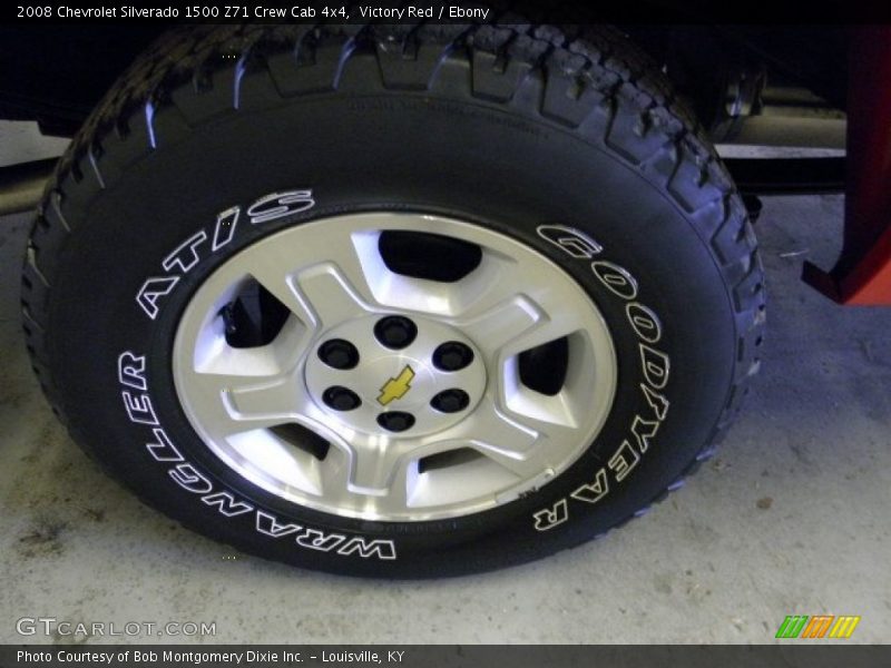 Victory Red / Ebony 2008 Chevrolet Silverado 1500 Z71 Crew Cab 4x4