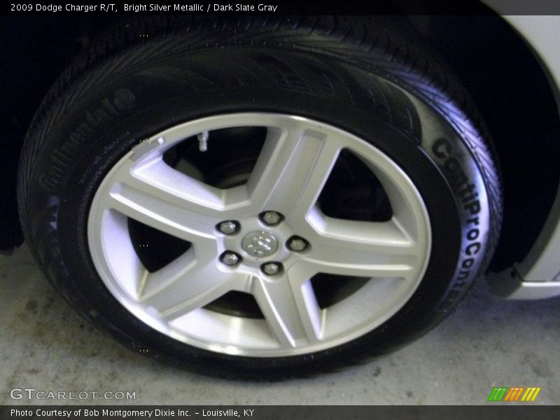 Bright Silver Metallic / Dark Slate Gray 2009 Dodge Charger R/T