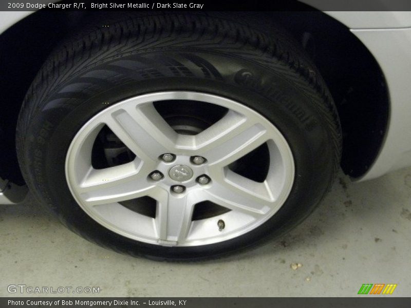 Bright Silver Metallic / Dark Slate Gray 2009 Dodge Charger R/T