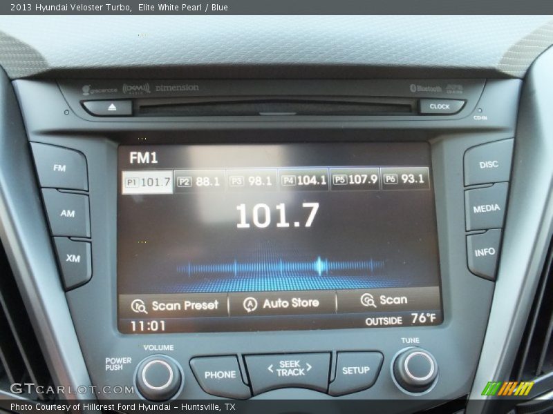 Controls of 2013 Veloster Turbo