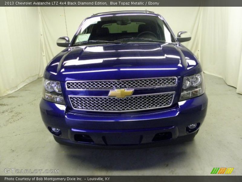 Blue Topaz Metallic / Ebony 2013 Chevrolet Avalanche LTZ 4x4 Black Diamond Edition