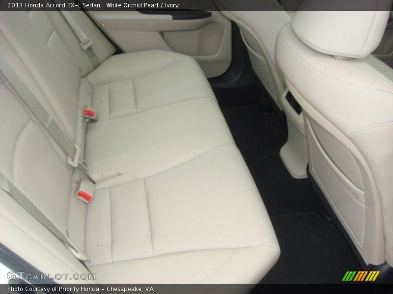 White Orchid Pearl / Ivory 2013 Honda Accord EX-L Sedan