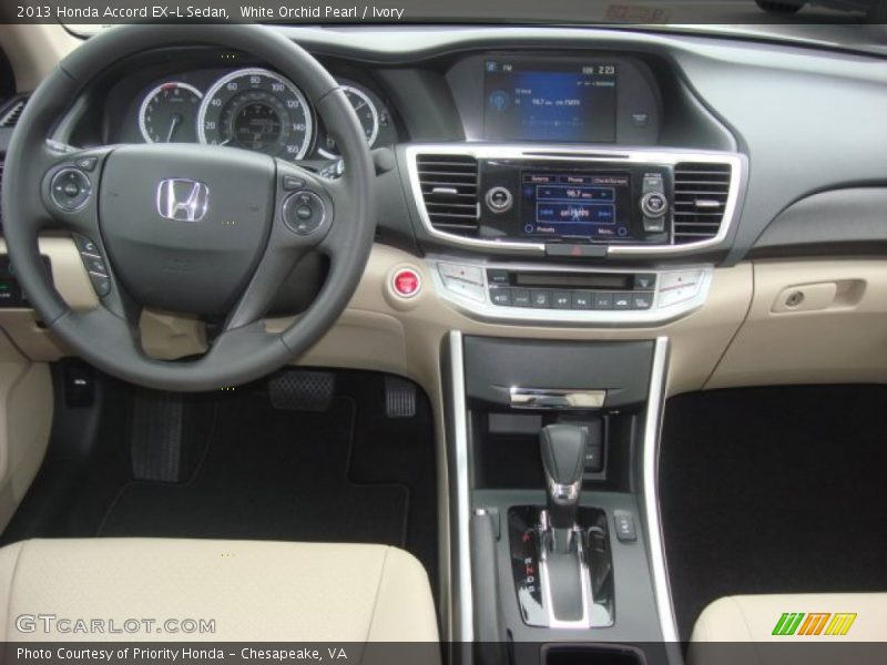 Dashboard of 2013 Accord EX-L Sedan