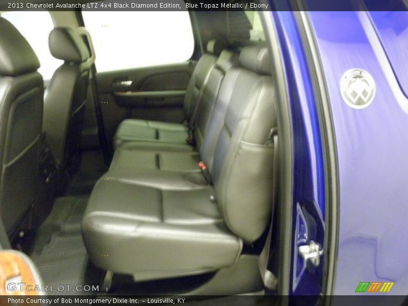 Blue Topaz Metallic / Ebony 2013 Chevrolet Avalanche LTZ 4x4 Black Diamond Edition