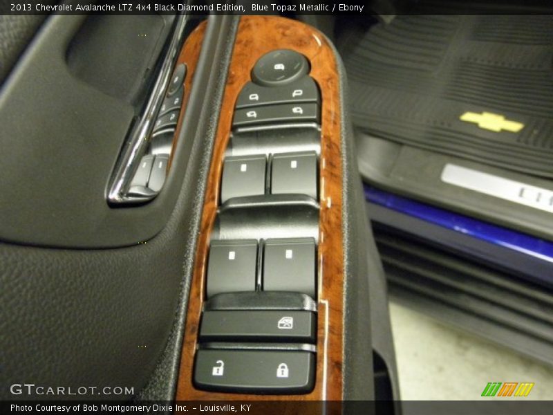 Blue Topaz Metallic / Ebony 2013 Chevrolet Avalanche LTZ 4x4 Black Diamond Edition