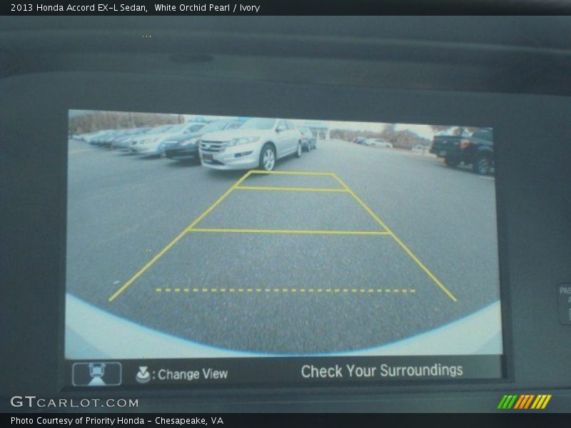 White Orchid Pearl / Ivory 2013 Honda Accord EX-L Sedan