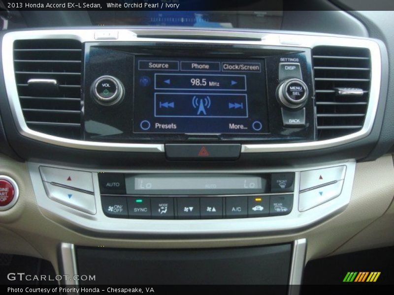 Controls of 2013 Accord EX-L Sedan