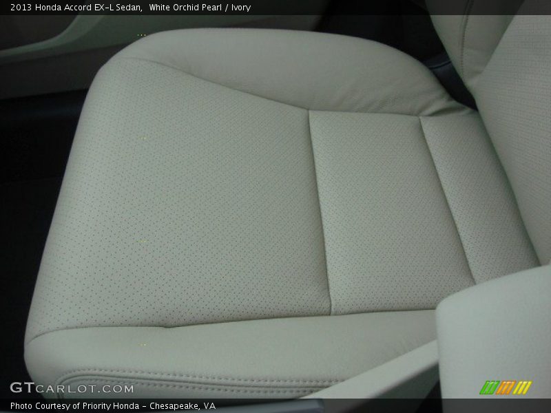 White Orchid Pearl / Ivory 2013 Honda Accord EX-L Sedan