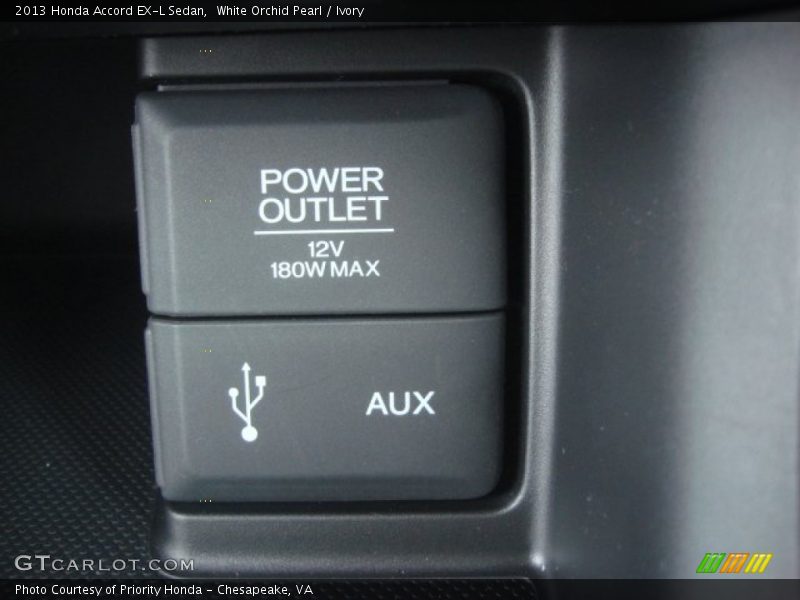 White Orchid Pearl / Ivory 2013 Honda Accord EX-L Sedan