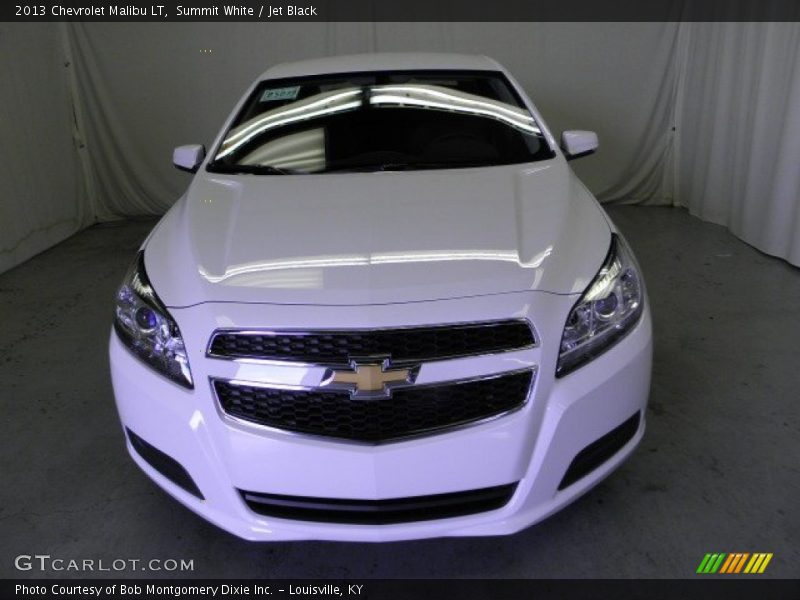 Summit White / Jet Black 2013 Chevrolet Malibu LT