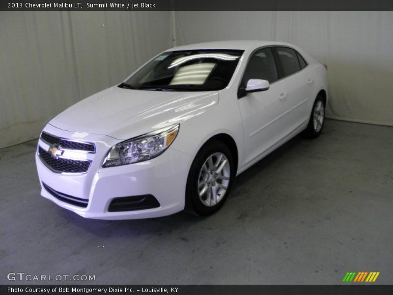 Summit White / Jet Black 2013 Chevrolet Malibu LT