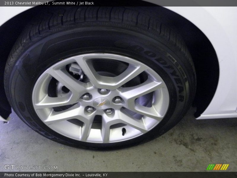 Summit White / Jet Black 2013 Chevrolet Malibu LT