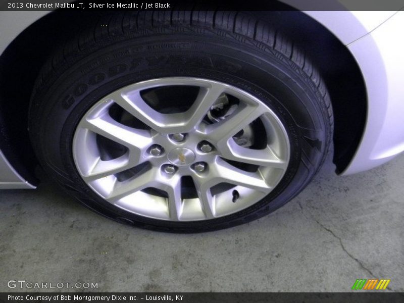 Silver Ice Metallic / Jet Black 2013 Chevrolet Malibu LT