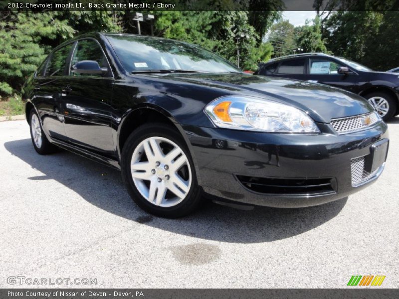 Black Granite Metallic / Ebony 2012 Chevrolet Impala LT