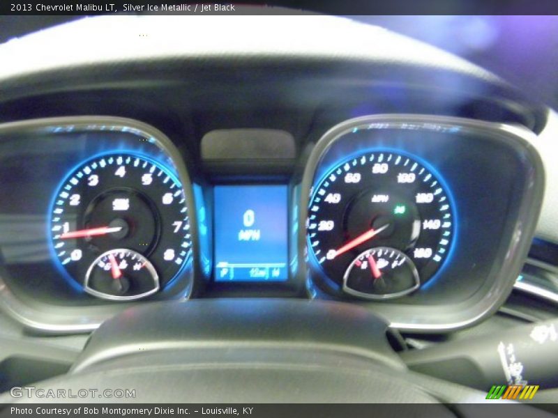 Silver Ice Metallic / Jet Black 2013 Chevrolet Malibu LT