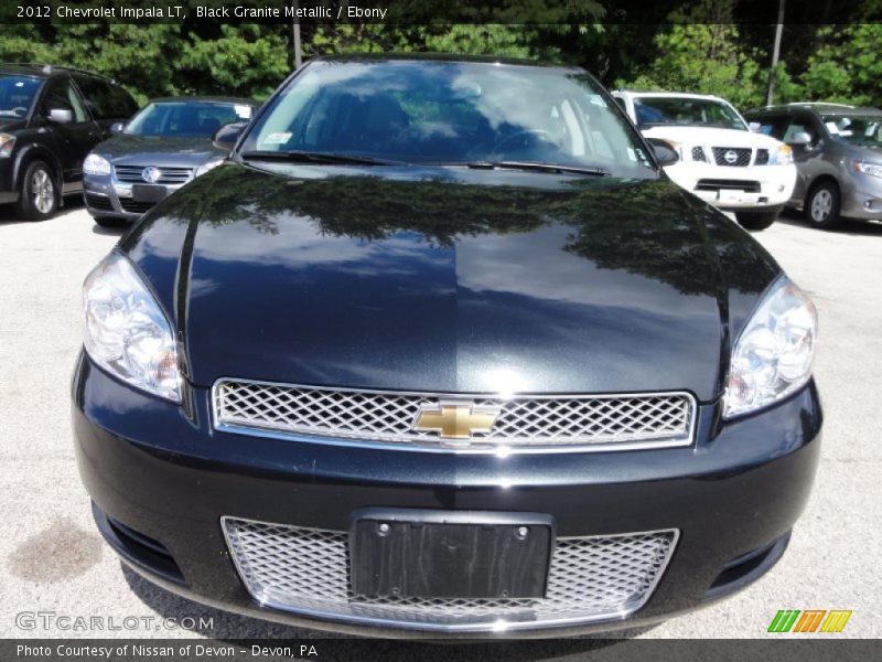 Black Granite Metallic / Ebony 2012 Chevrolet Impala LT