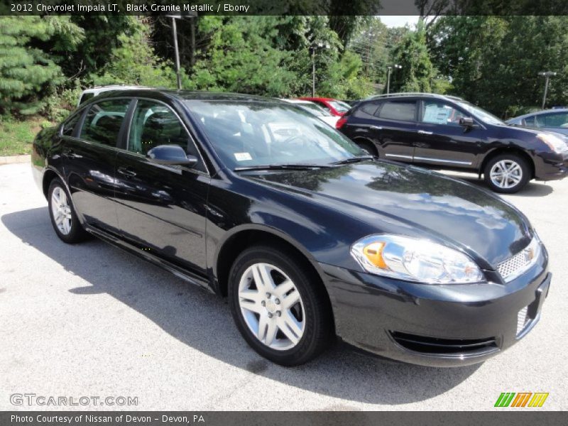 Black Granite Metallic / Ebony 2012 Chevrolet Impala LT