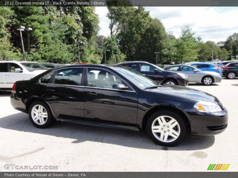 Black Granite Metallic / Ebony 2012 Chevrolet Impala LT