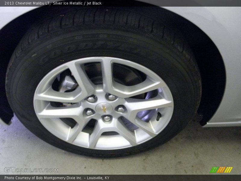 Silver Ice Metallic / Jet Black 2013 Chevrolet Malibu LT