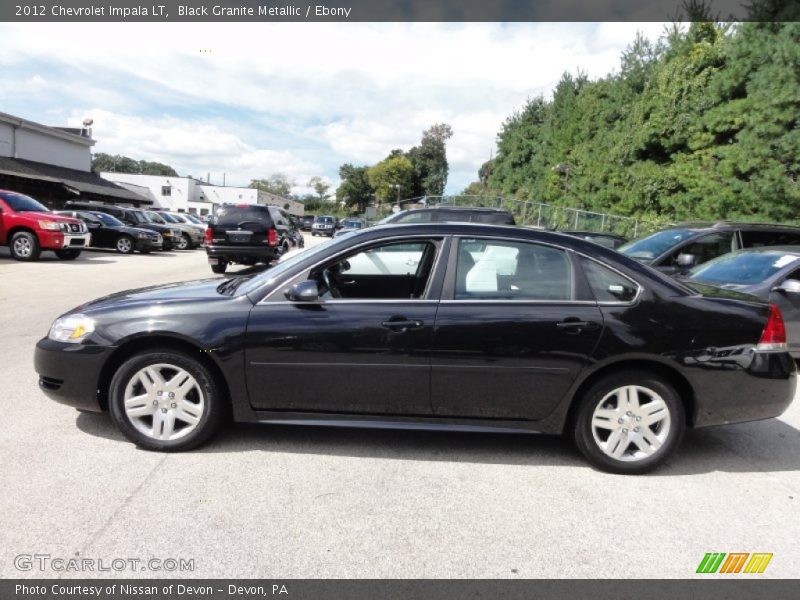 Black Granite Metallic / Ebony 2012 Chevrolet Impala LT