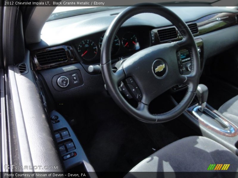 Black Granite Metallic / Ebony 2012 Chevrolet Impala LT