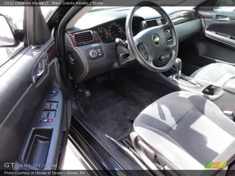 Black Granite Metallic / Ebony 2012 Chevrolet Impala LT