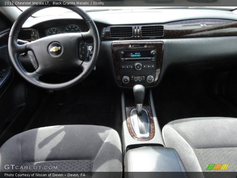 Black Granite Metallic / Ebony 2012 Chevrolet Impala LT