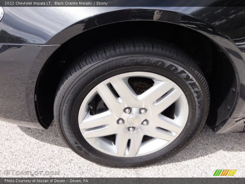 Black Granite Metallic / Ebony 2012 Chevrolet Impala LT