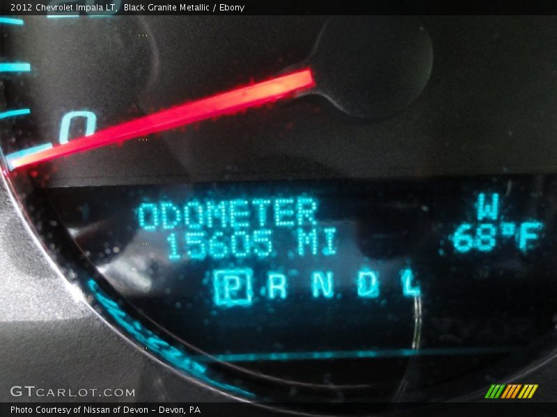 Black Granite Metallic / Ebony 2012 Chevrolet Impala LT