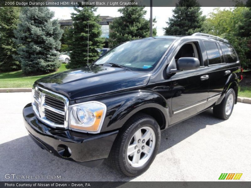 Brilliant Black / Light Graystone 2006 Dodge Durango Limited HEMI 4x4