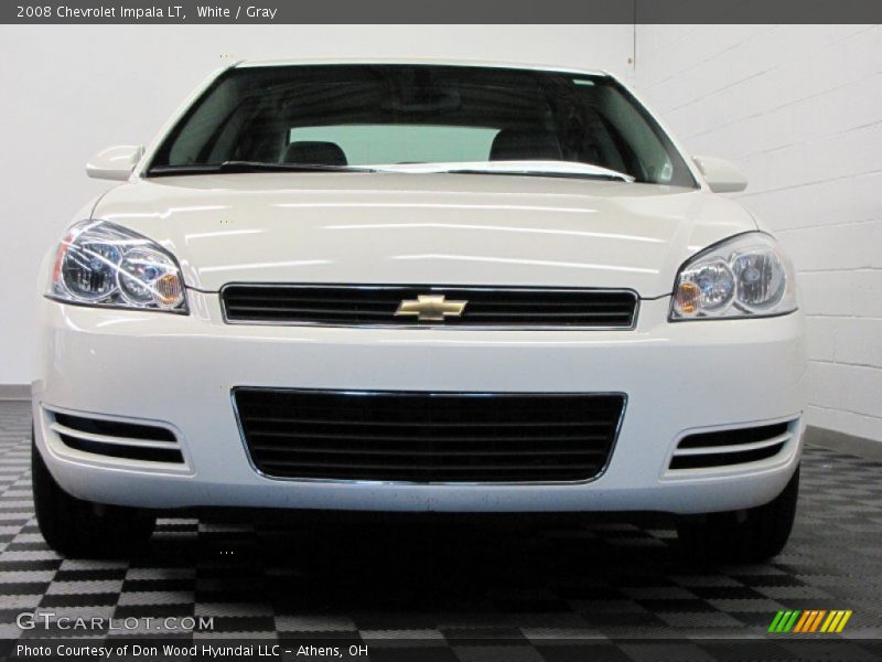 White / Gray 2008 Chevrolet Impala LT