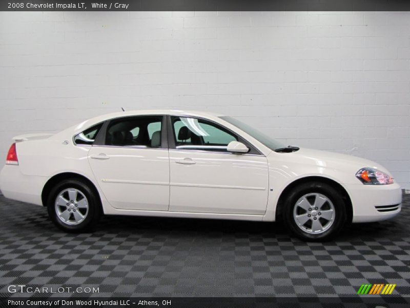 White / Gray 2008 Chevrolet Impala LT