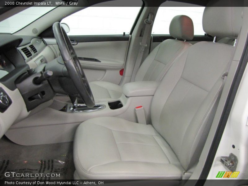 White / Gray 2008 Chevrolet Impala LT