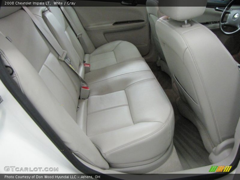 White / Gray 2008 Chevrolet Impala LT