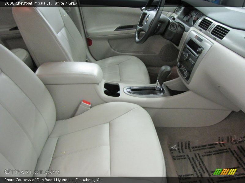 White / Gray 2008 Chevrolet Impala LT