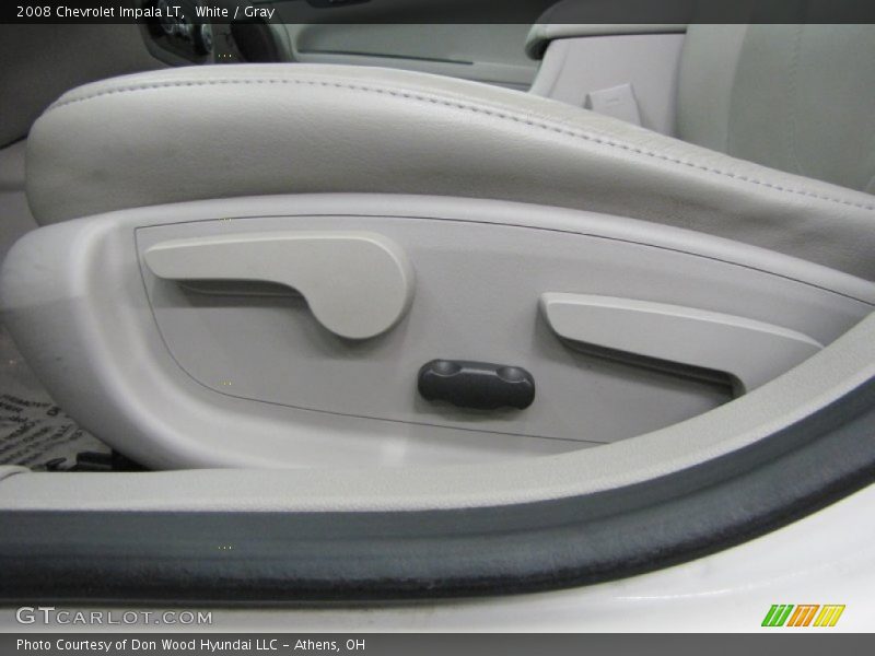White / Gray 2008 Chevrolet Impala LT