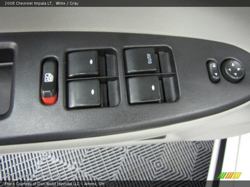 White / Gray 2008 Chevrolet Impala LT