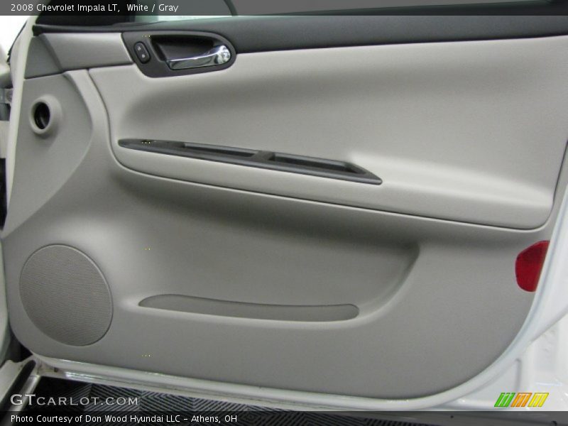 White / Gray 2008 Chevrolet Impala LT