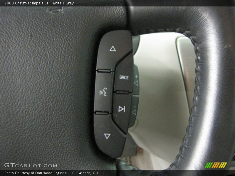 White / Gray 2008 Chevrolet Impala LT