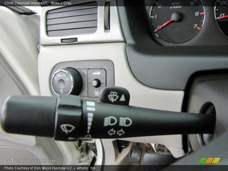 White / Gray 2008 Chevrolet Impala LT