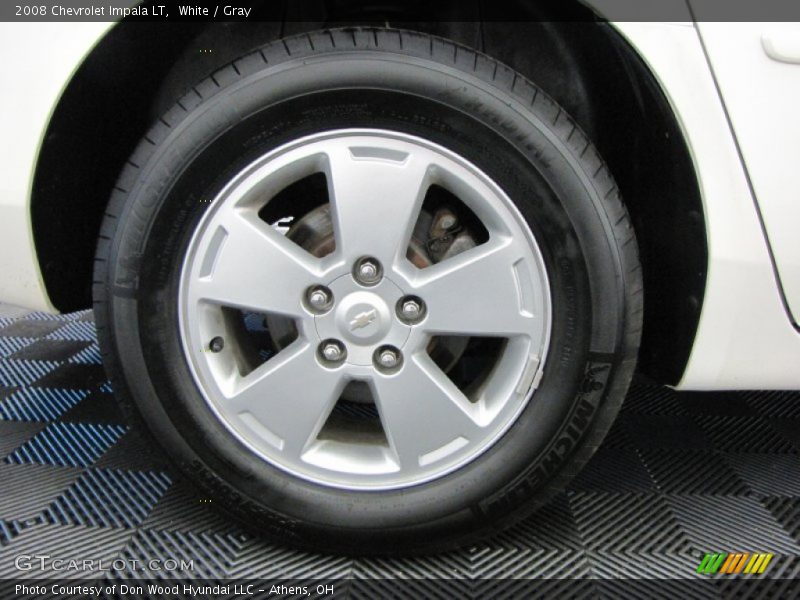 White / Gray 2008 Chevrolet Impala LT