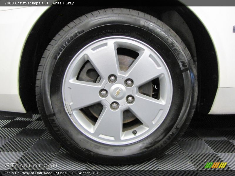 White / Gray 2008 Chevrolet Impala LT