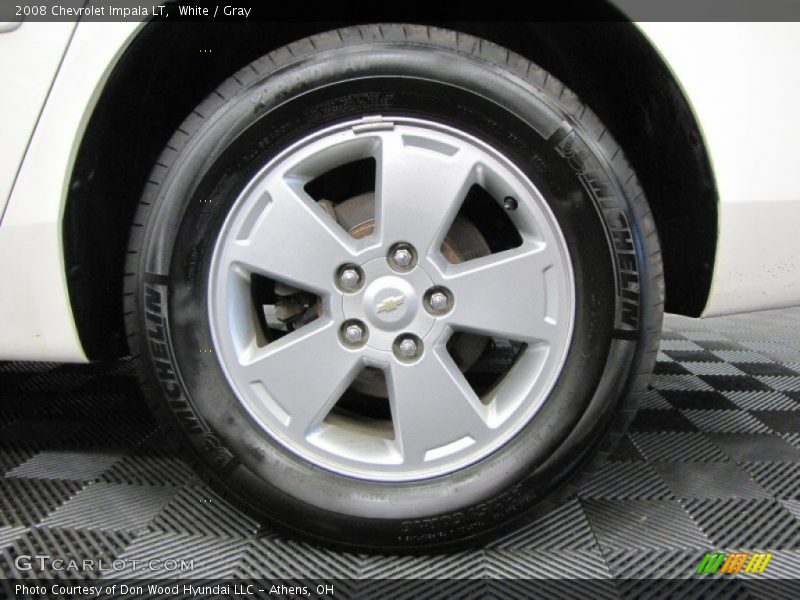 White / Gray 2008 Chevrolet Impala LT
