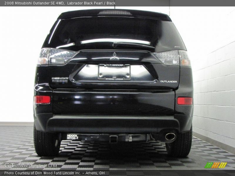 Labrador Black Pearl / Black 2008 Mitsubishi Outlander SE 4WD