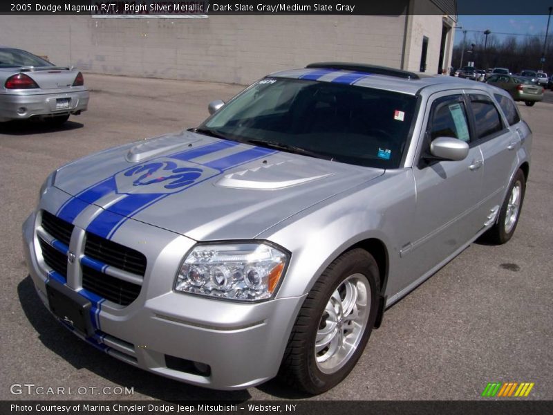 Bright Silver Metallic / Dark Slate Gray/Medium Slate Gray 2005 Dodge Magnum R/T