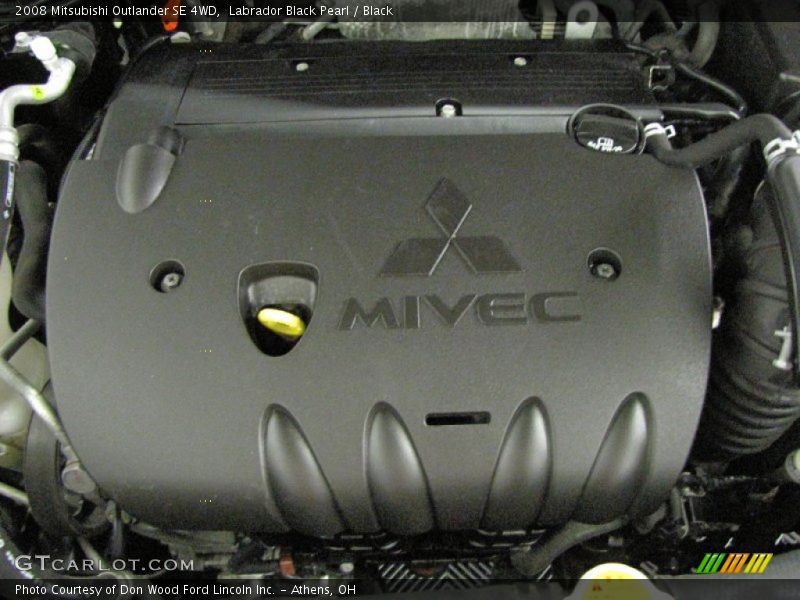 Labrador Black Pearl / Black 2008 Mitsubishi Outlander SE 4WD